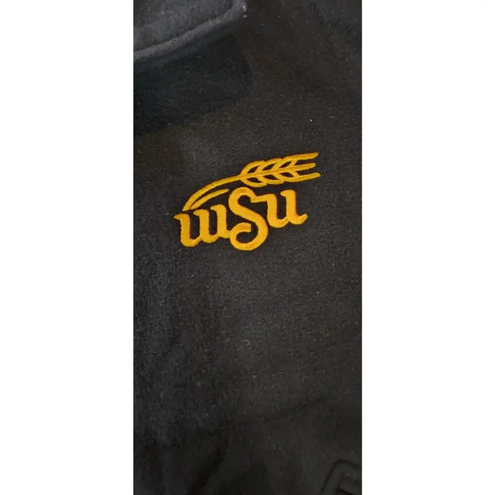 Maverick Awards Wichita State University Black Letterman Jacket Size 3XL